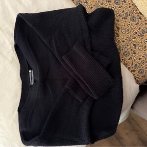 Anthropologie Black Crew Neck Sweater